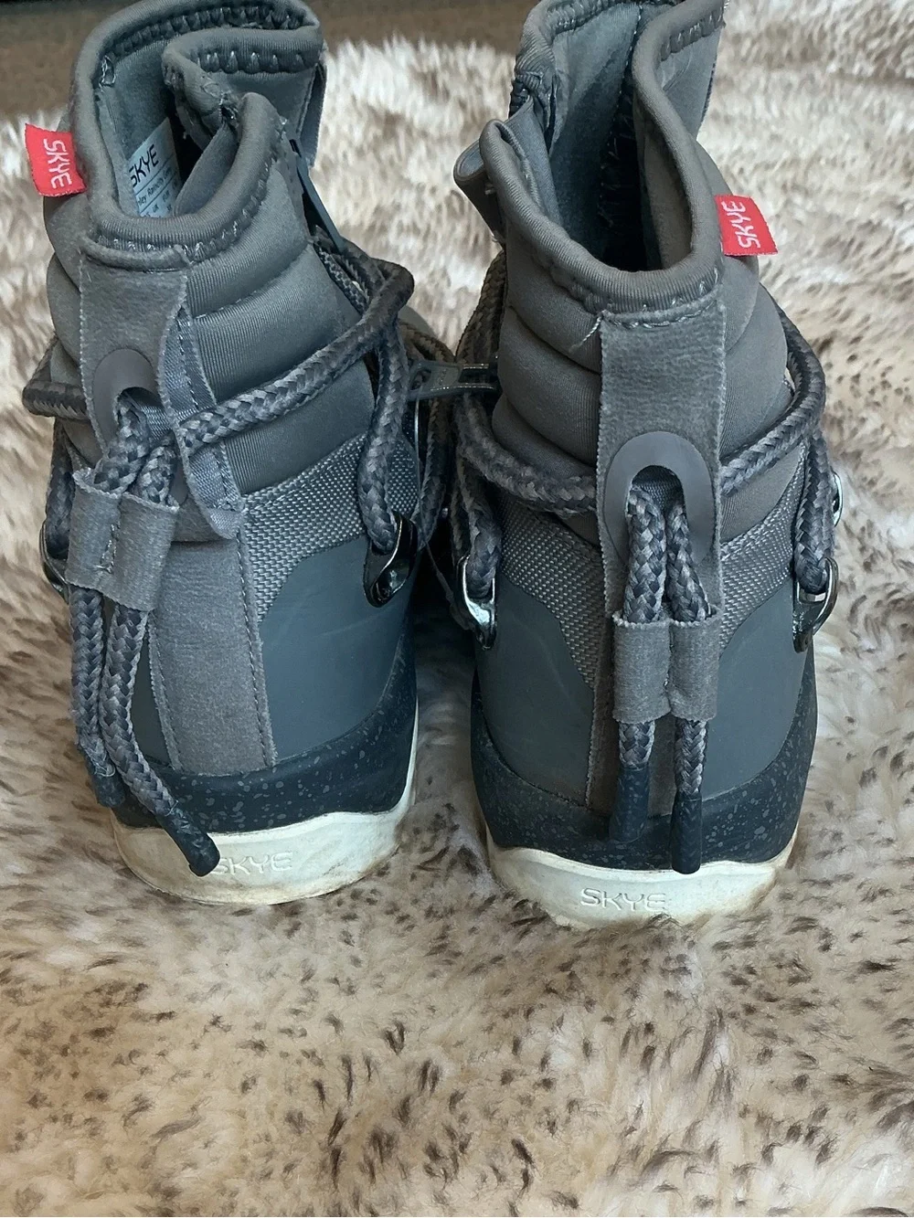 Skye The Stnley Raincity Grey Unisex Boots M6/W7.5 - Picture 4 of 7